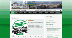 Desktop Screenshot of kamenicanadcirochou.sk